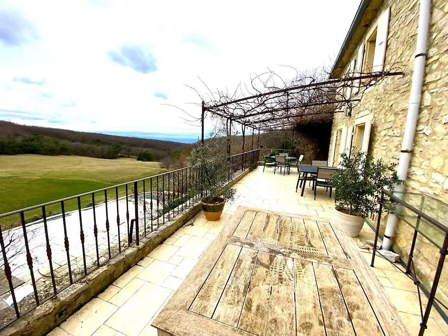 Maison 8 A 10P, Piscine, Parc, Campagne Sans Voisin En Drome Provencale Felines-sur-Rimandoule